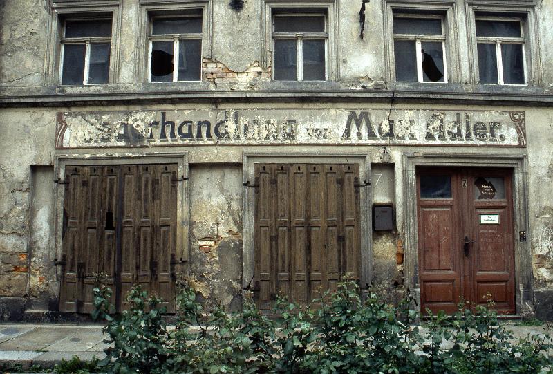 Zittau, Rosenstr. 7, 21.6.1997.jpg - Lederhandlung von Max Adler